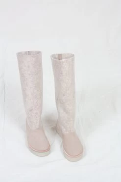 Felt Contour Boot Camel Combo