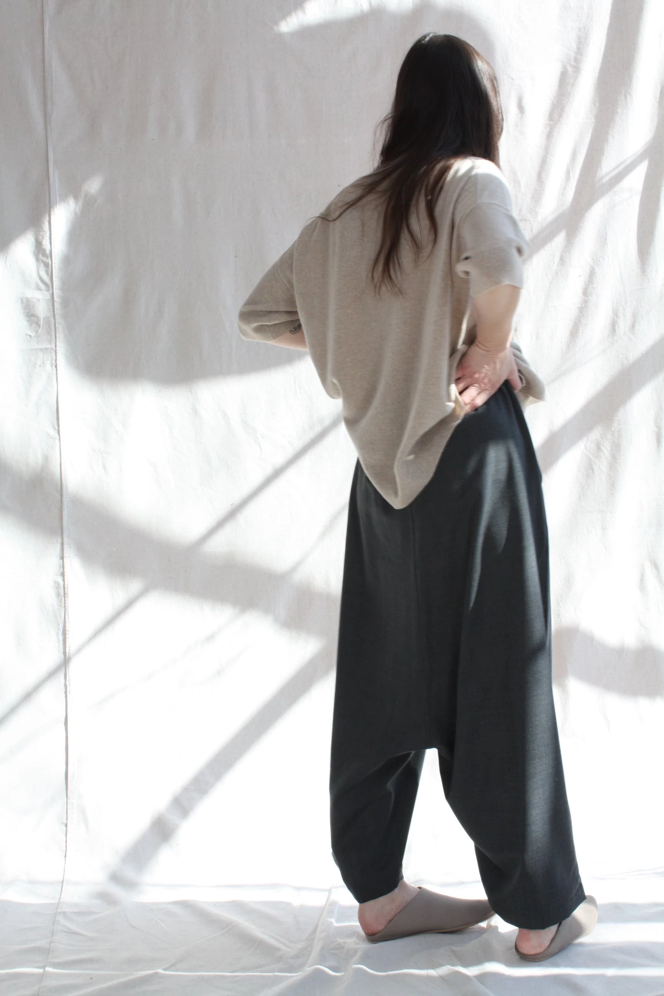 Cashmere Sweater Oatmeal - Image 3