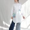 Patchwork Roadtrip Shirtdress White