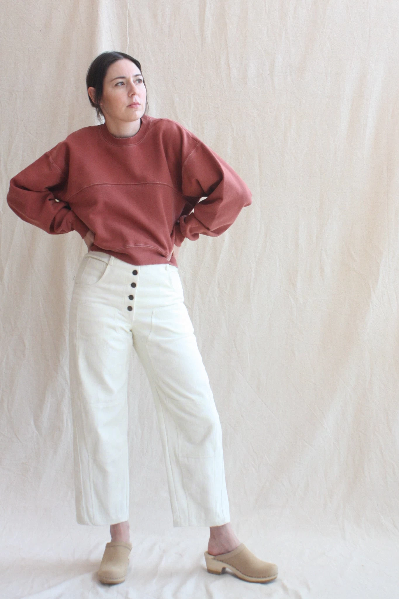 Handy Pant White Floral - Image 2