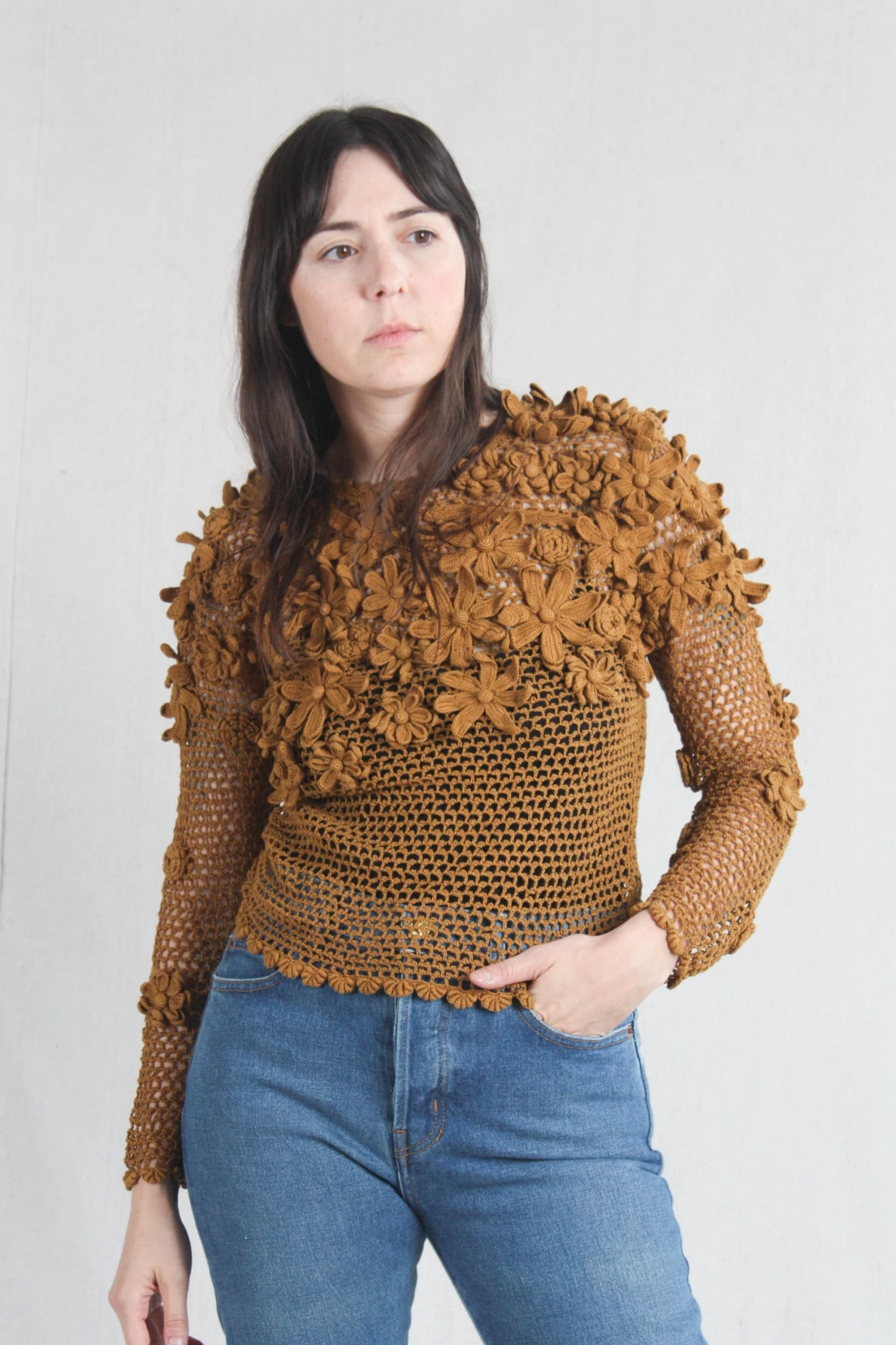 ULLA JOHNSON Yara Pullover Tapenade