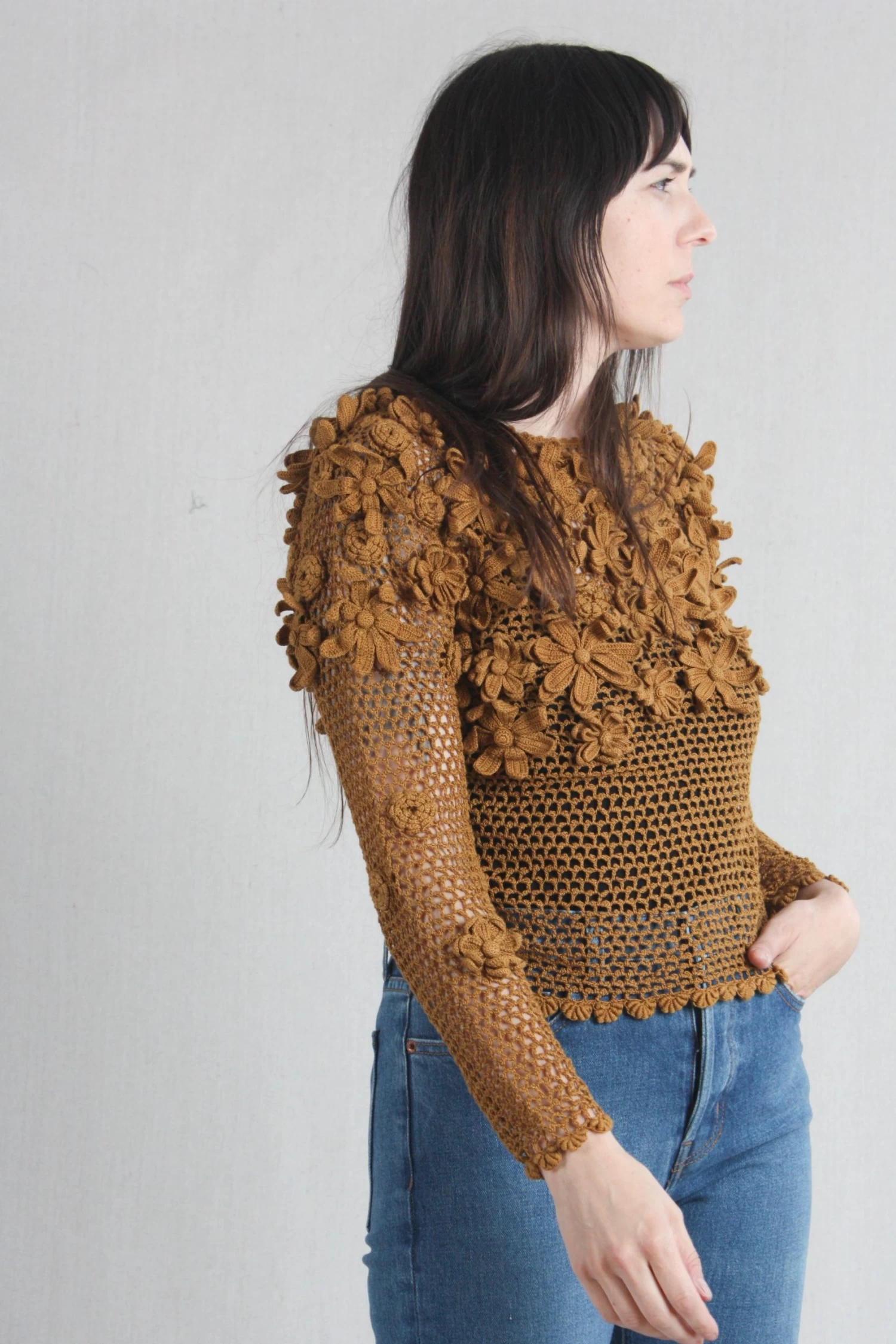 ULLA JOHNSON Yara Pullover Tapenade - Image 2