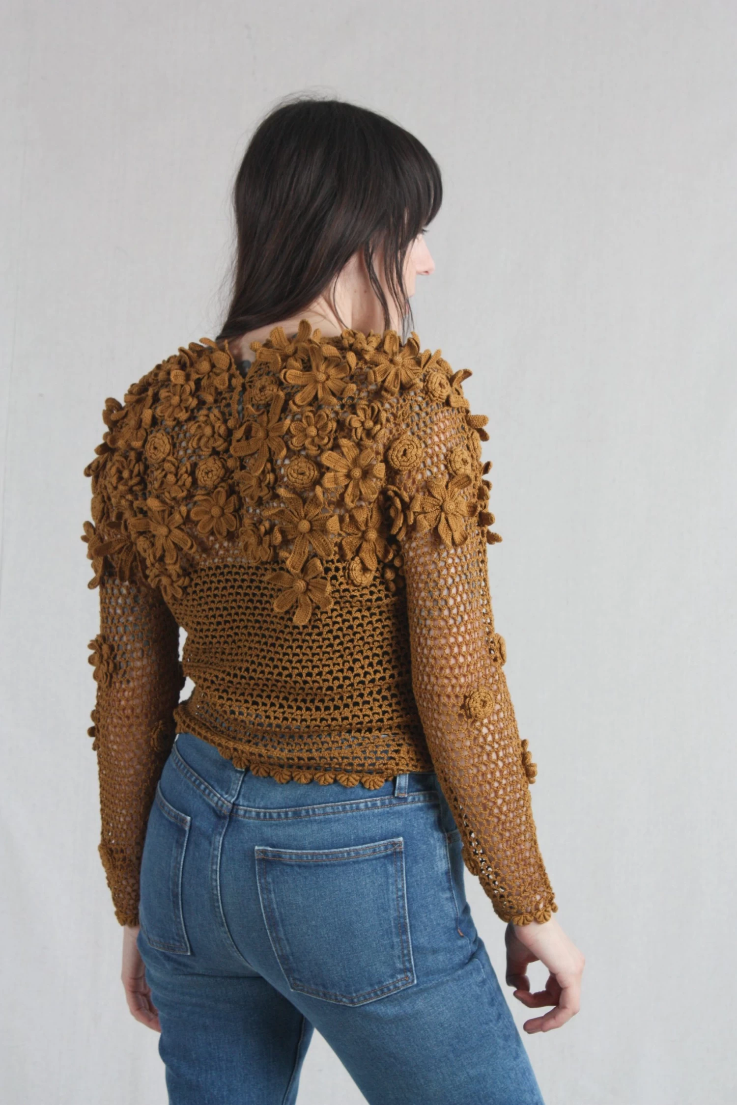 ULLA JOHNSON Yara Pullover Tapenade - Image 4