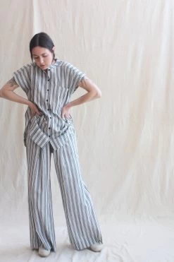 Suerte Wide Leg Pant Espana Stripe