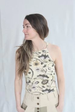 ULLA JOHNSON Sidney Cami Lemonbalm