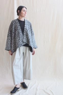 Warp Cardigan Black Natural