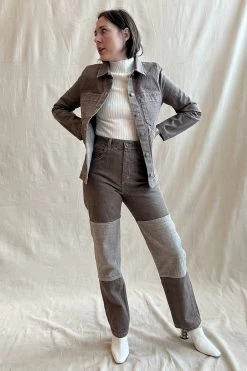 Two-Tone Jeans Walnut