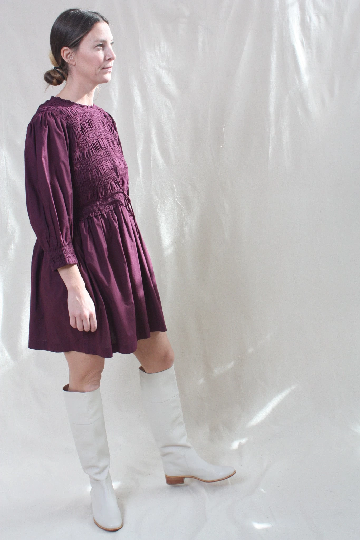Aldea Smocked Mini Dress Wine Tasting - Image 2