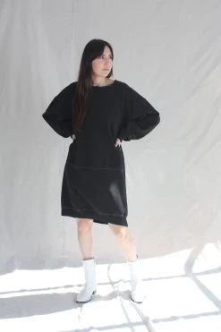 Mingle Dress Charcoal
