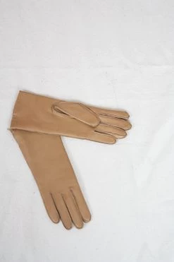 Raw Seam Classic Gloves Caramel