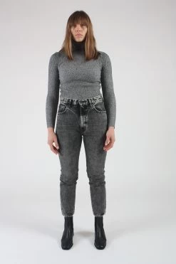 Nonna Turtleneck White Noise