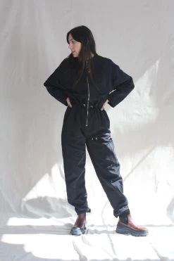Zip Front Jumpsuit Midnight