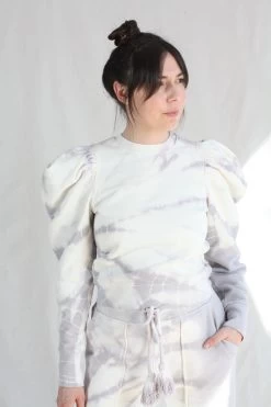 ULLA JOHNSON Harlan Pullover Thistle Tie Dye