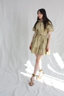 ULLA JOHNSON Sadie Heel Moss Tie Dye