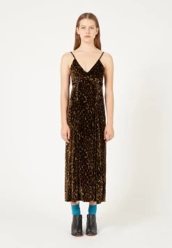 Masscob Lea Dress Velvet Leopard
