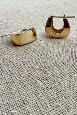 Proctor Earrings Brass