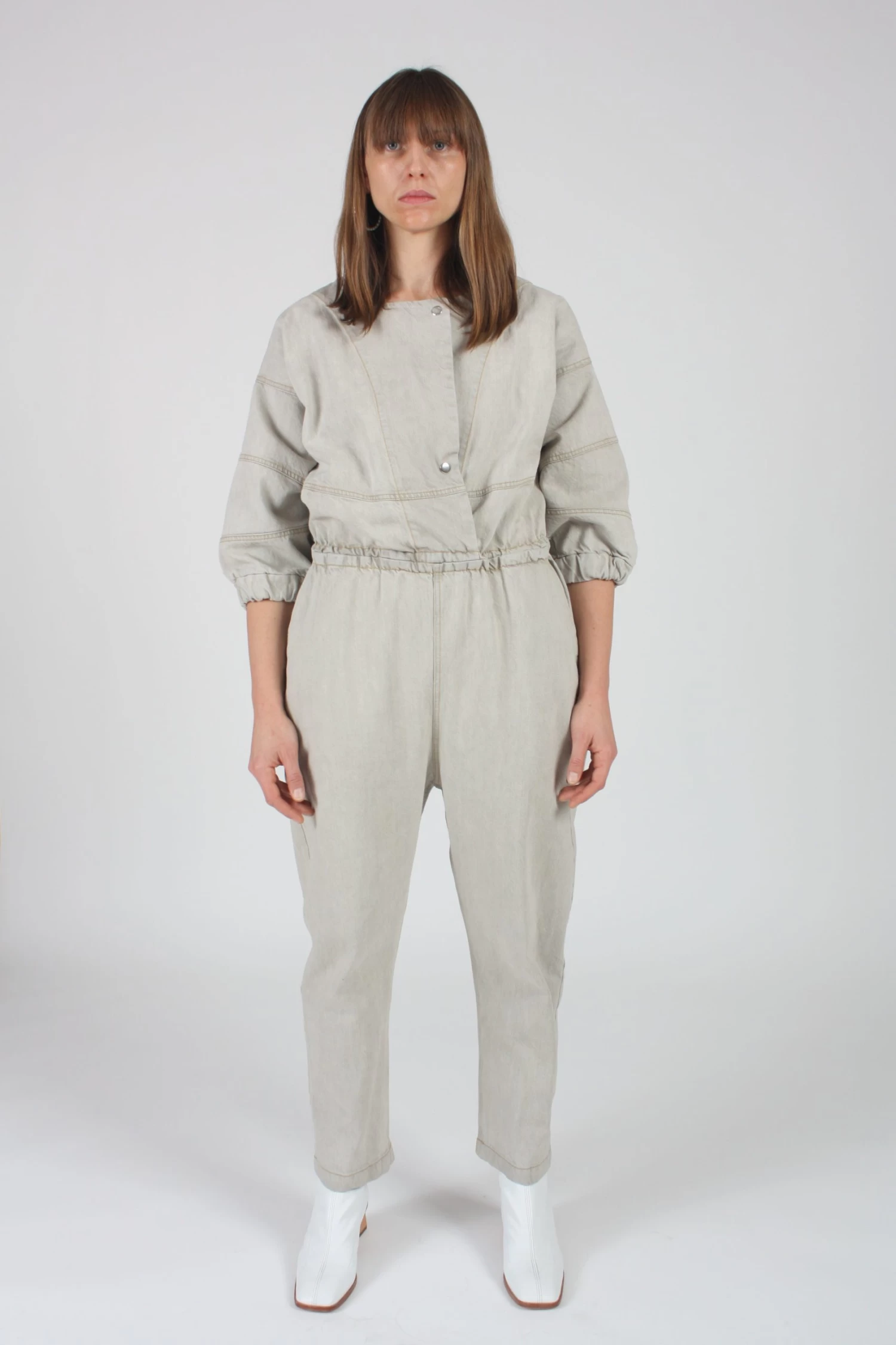 Holt Jumpsuit Khaki Wash