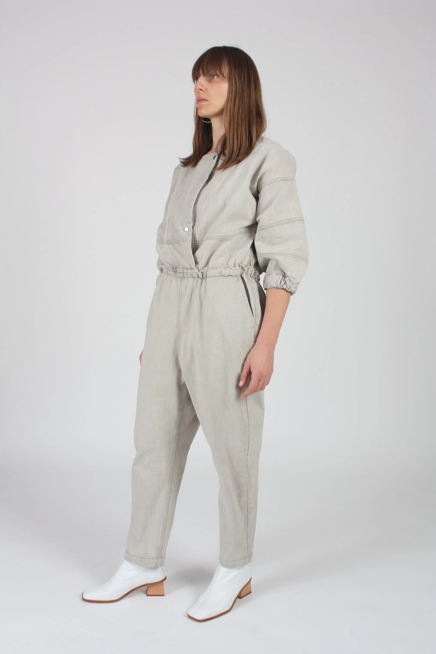Holt Jumpsuit Khaki Wash - Image 2