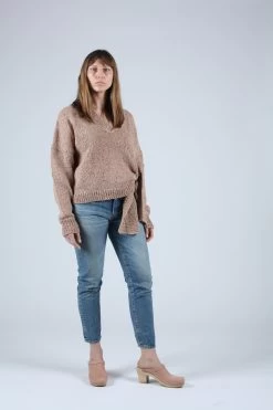 Rodebjer Anisah Sweater Faded Terracotta