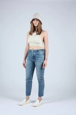 MV Kepner Tapered High-Waisted Jeans Blue