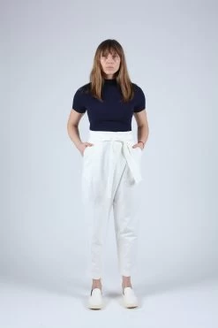 Isa Wrap Pant Cream