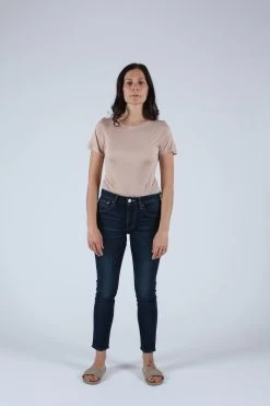 Rebirth High Waisted Skinny Jean Dark Blue