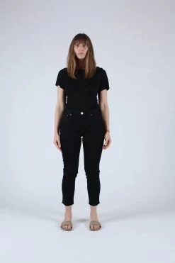 Rebirth High Waisted Skinny Jean Black