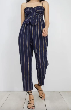 Gypsea Tank Jumpsuit Navy