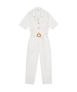 Nanushka Arlo Jumpsuit White